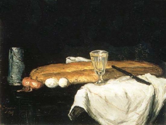Paul Cezanne Pain et oeufs oil painting picture